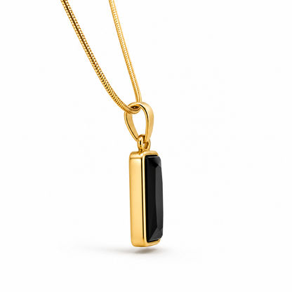Midnight Bar Pendant Necklace for Women | Elegant Minimalist Jewelry