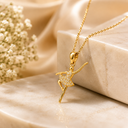 Twirl Charm Pendant | Minimalist Dainty Necklace