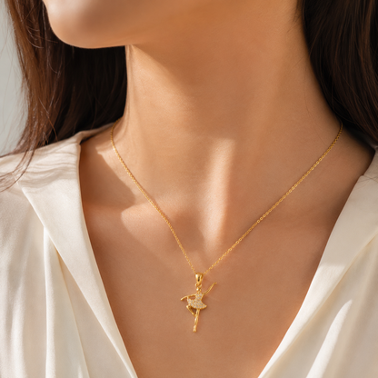 Twirl Charm Pendant | Minimalist Dainty Necklace