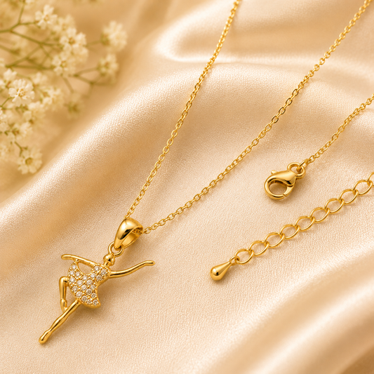 Twirl Charm Pendant | Minimalist Dainty Necklace