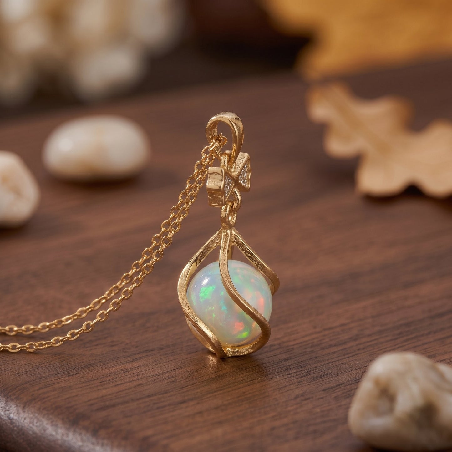 Vintage Ribbon Pendant | Retro Coquette Necklace Charm