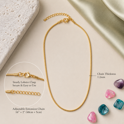 Prism Moon Charm Pendant | Celestial Crystal Necklace